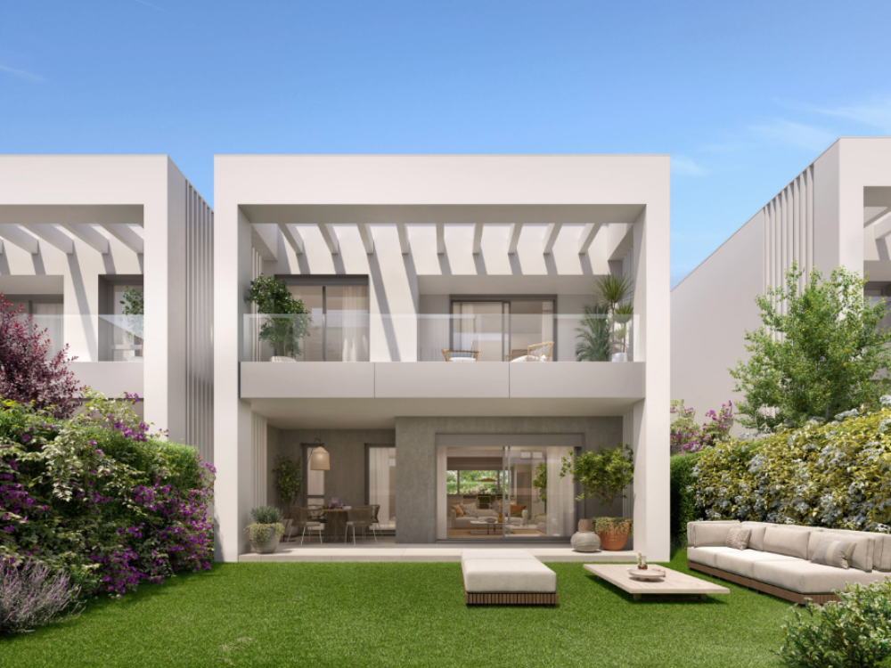 Casa independiente con jardín